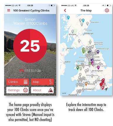 News: 100 Greatest Climbs App | velouk.net