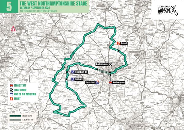 2004 tour of britain route