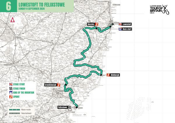 2004 tour of britain route