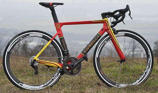 Red and cheap yellow bike